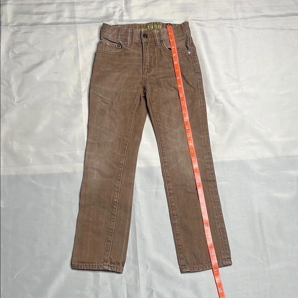 GAP Kids Brown Straight-Leg 5 Pocket Jeans